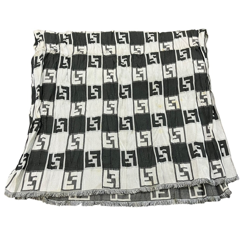 Fendi stole, wool and silk